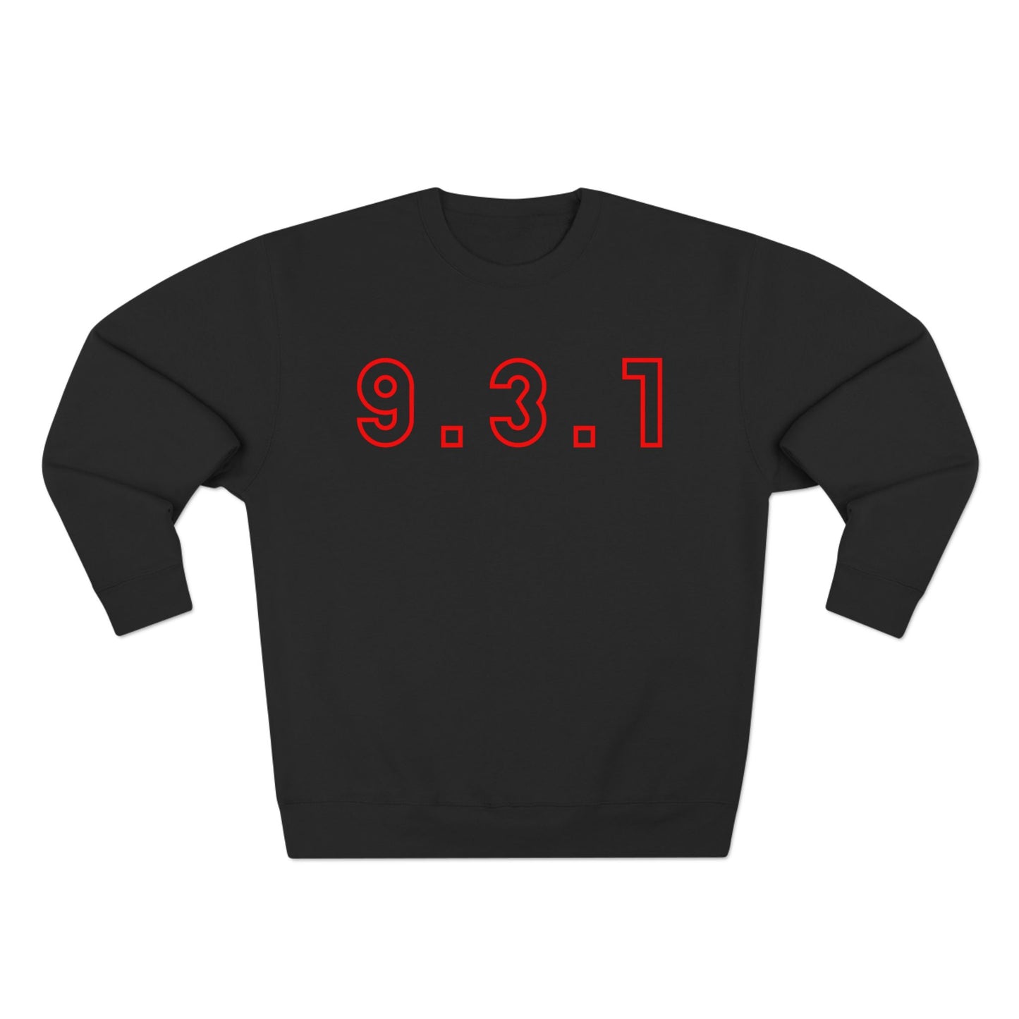 931 Crewneck Red Words