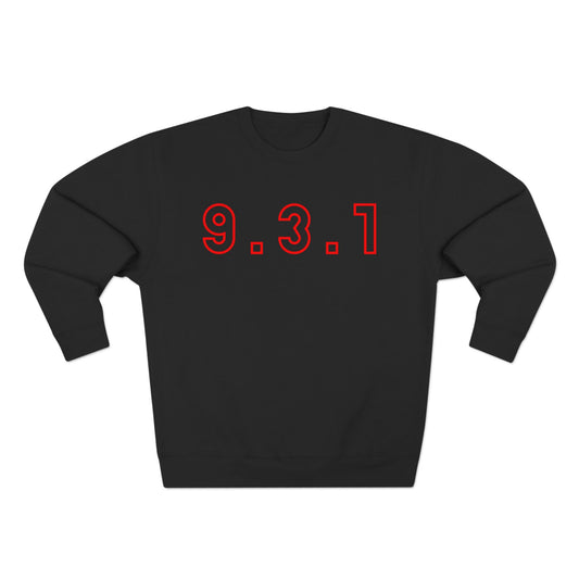 931 Crewneck Red Words