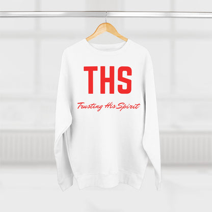 Adult THS Christian Red Letters Crewneck