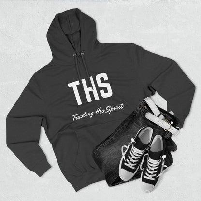 Adult THS Christian White Letters Hoodie