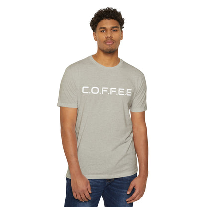 Adult Coffee Christian White Words Only Blended