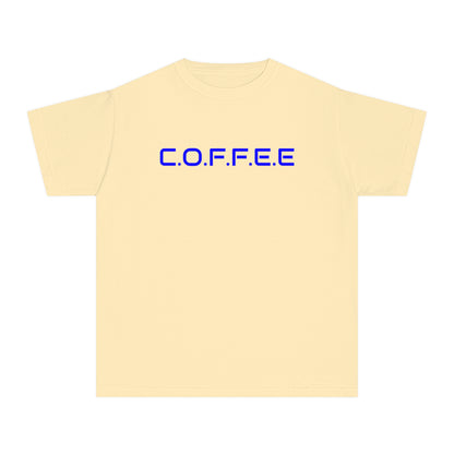 Youth Adult Coffee Christian Blue Words Only