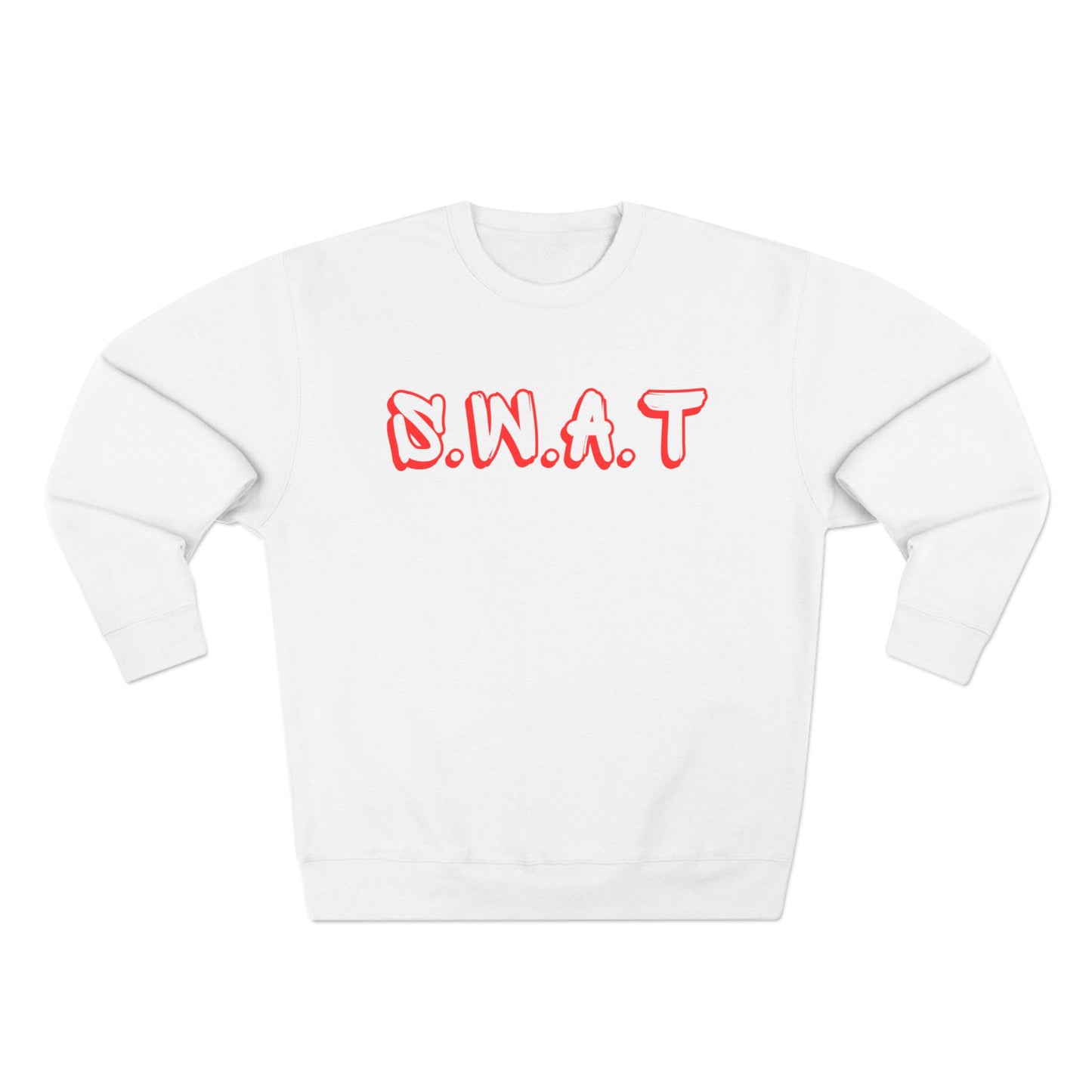 Swat Christian Red Words Crewneck