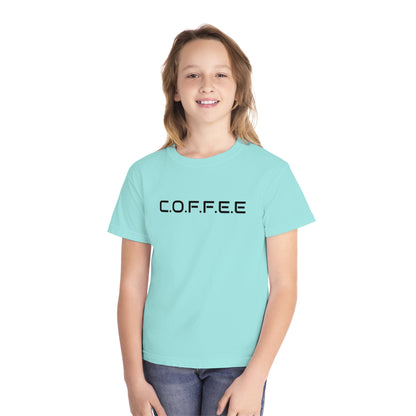 Youth Adult Coffee Christian Black Words Only