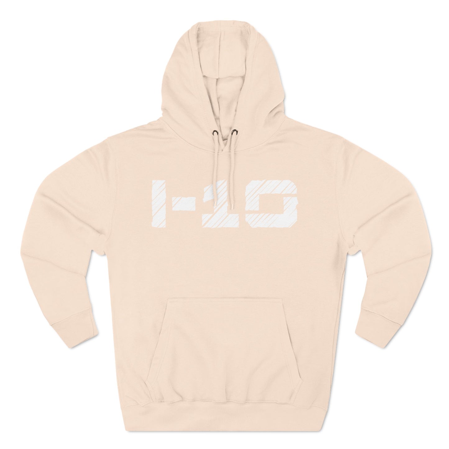 I-10 Christian White Words Hoodie