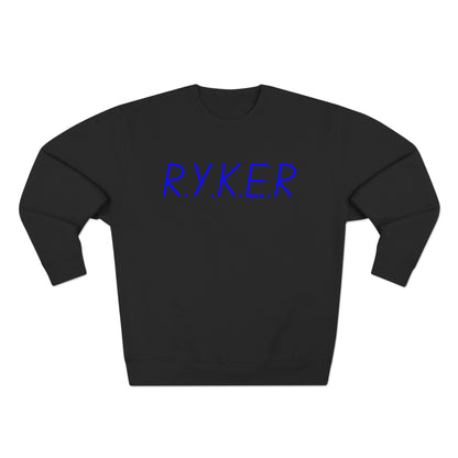 RYKER Christian Blue Letters Crewneck