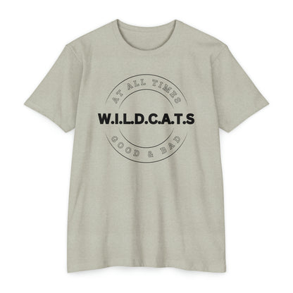 Wildcats Christian Black Letters & Picture