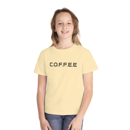 Youth Adult Coffee Christian Black Words Only