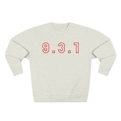 931 Crewneck Red Words