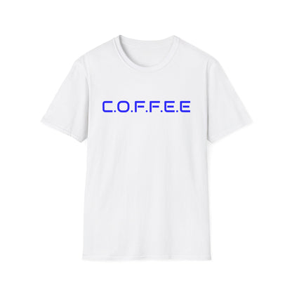 Adult Coffee Christian Blue Words Only