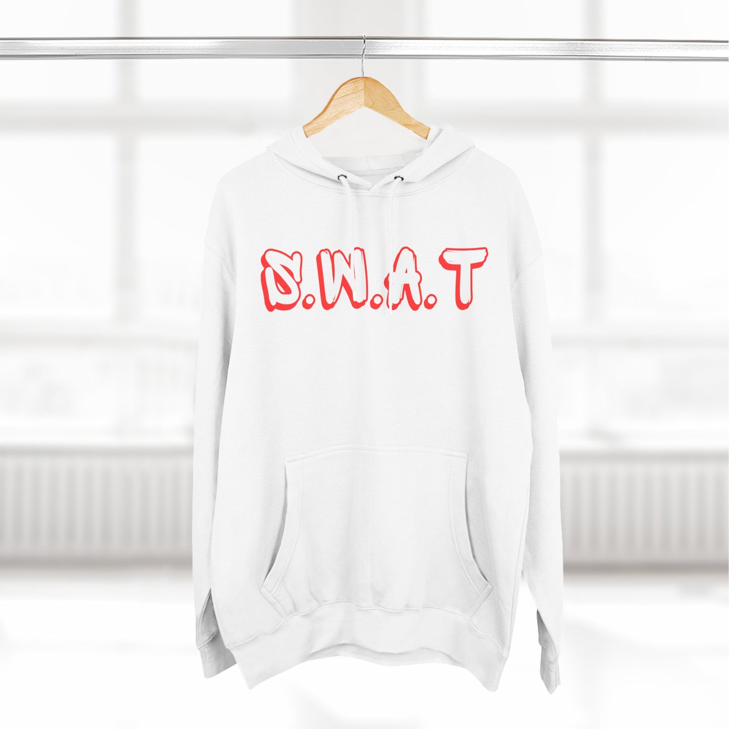 Swat Christian Red Words Hoodie