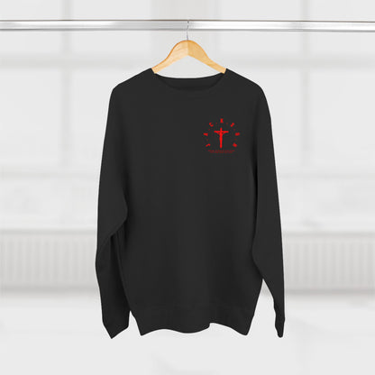 Jackson Red Cross & Letters Crewneck