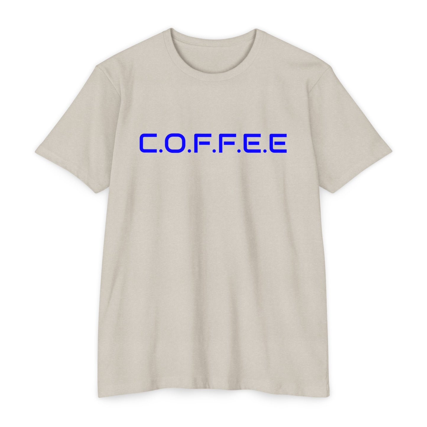 Adult Coffee Christian Blue Words Only Blended