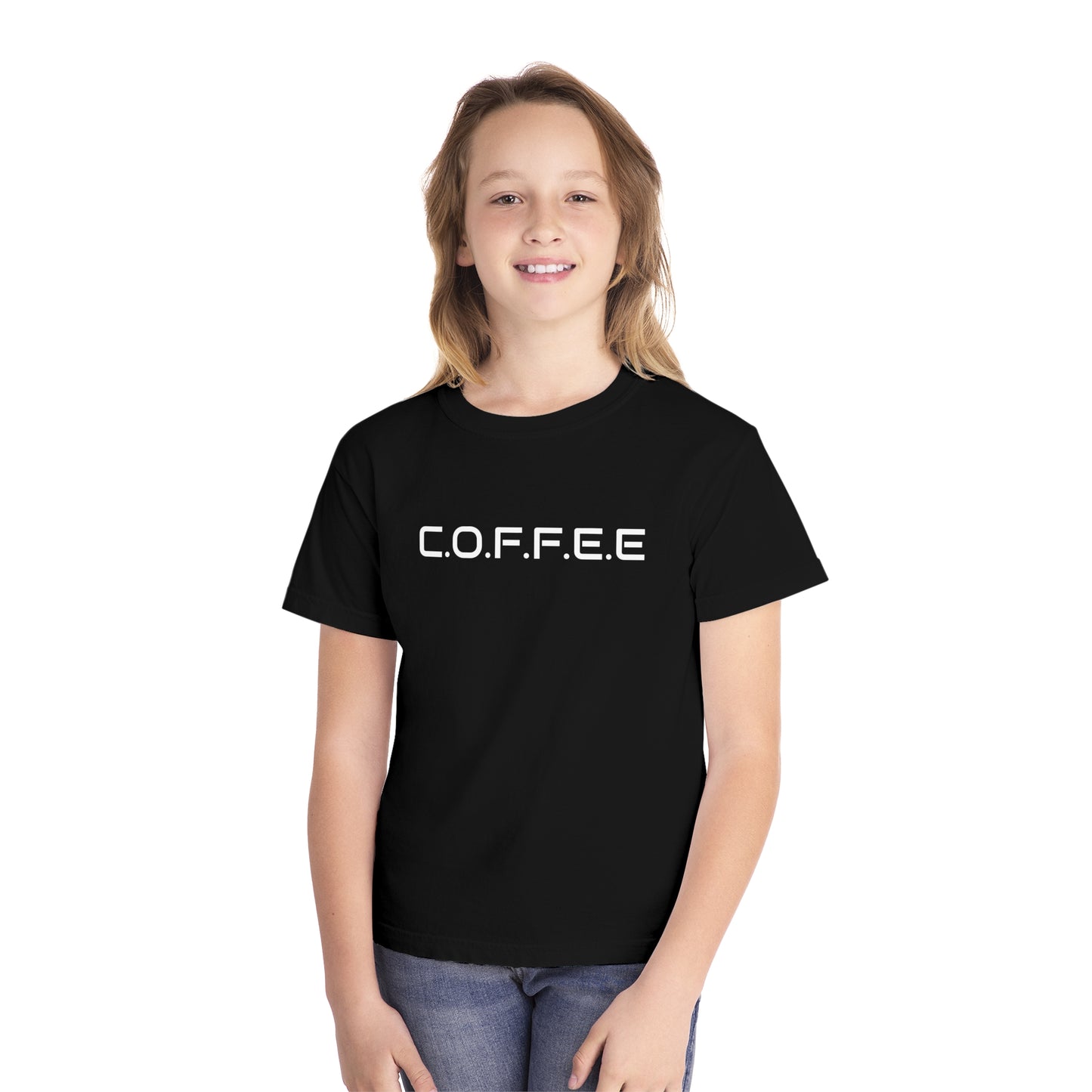 Youth Adult Coffee Christian White Words Only