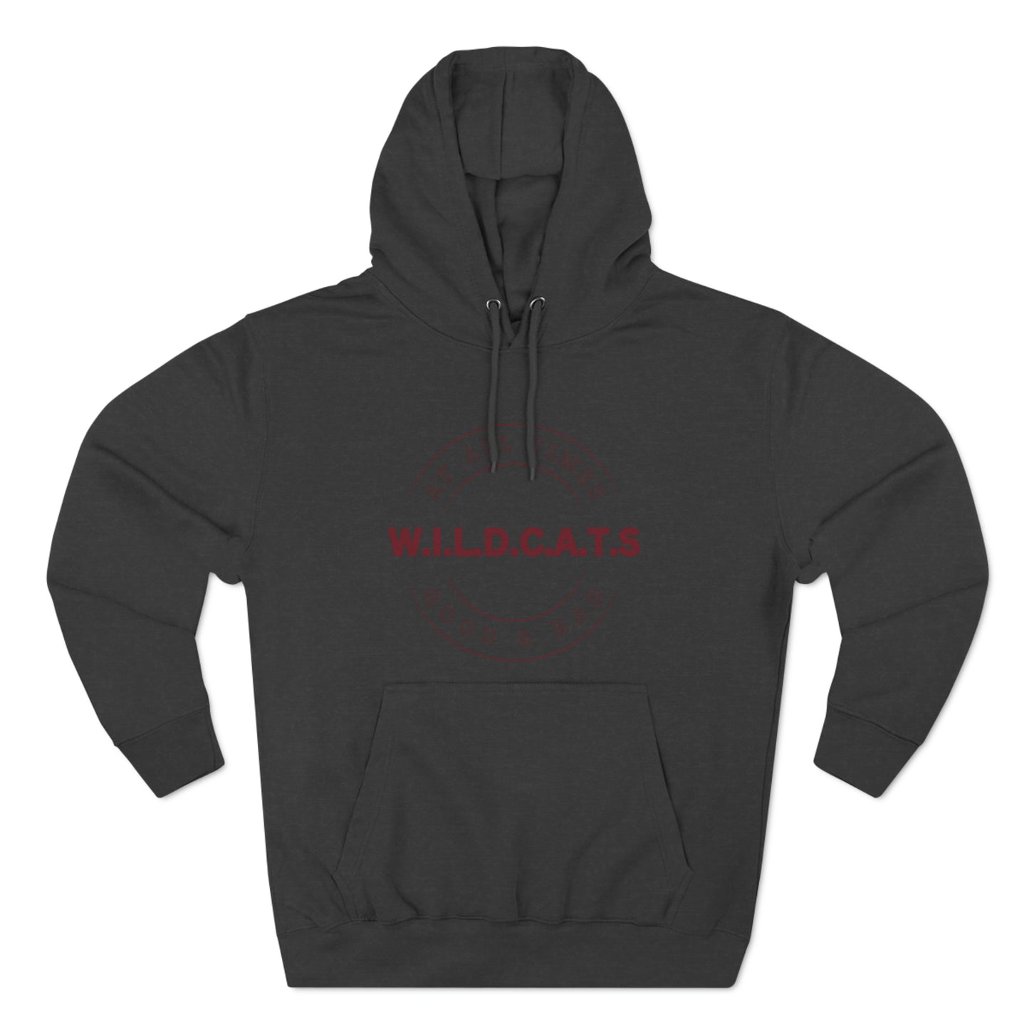 Wildcats Christian Marron Letters & Picture Hoodie