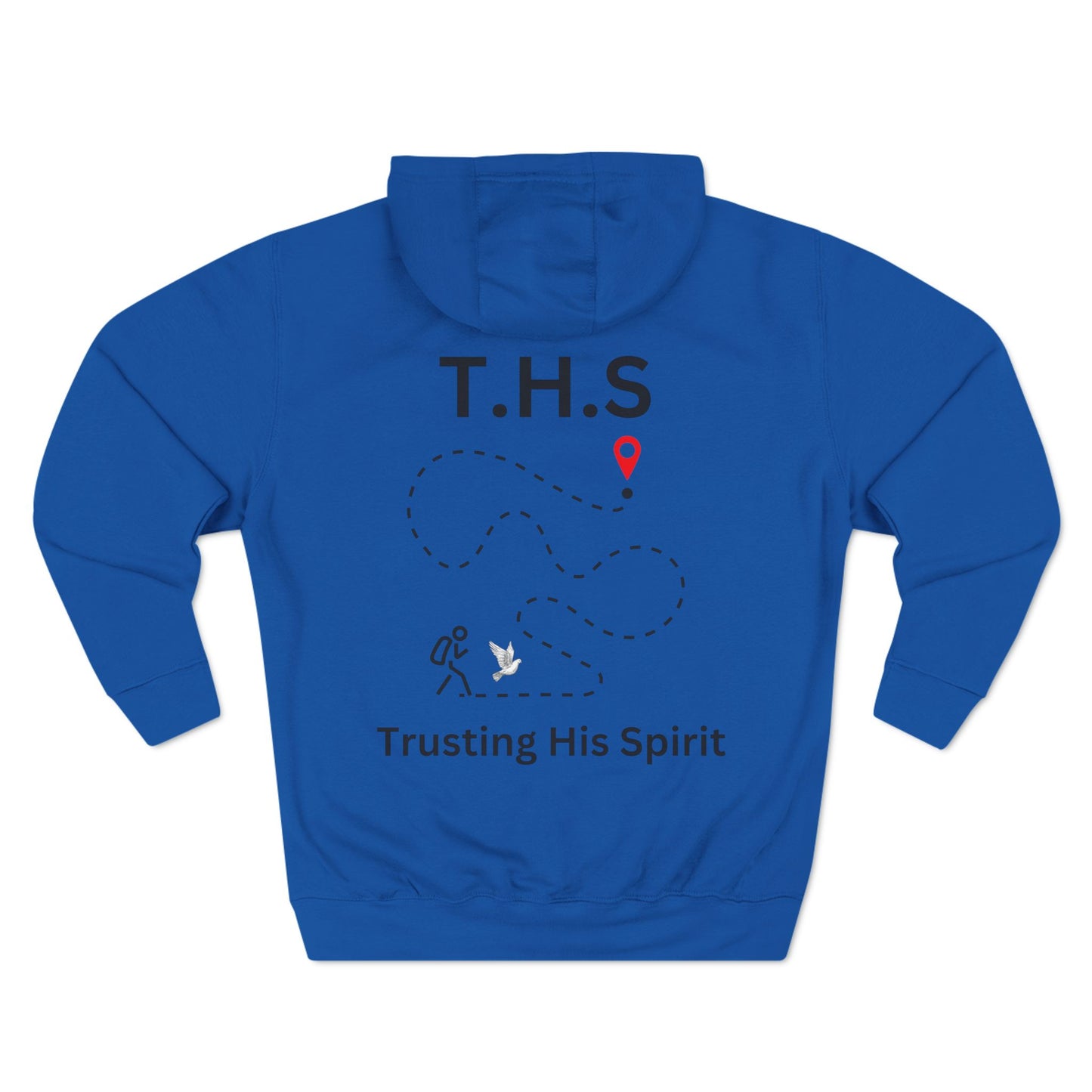 Adult T.H.S Trusting His Spirit Specialty Hoodie Black Letters