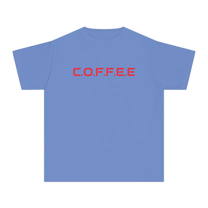 Youth Adult Coffee Christian Red Words Only