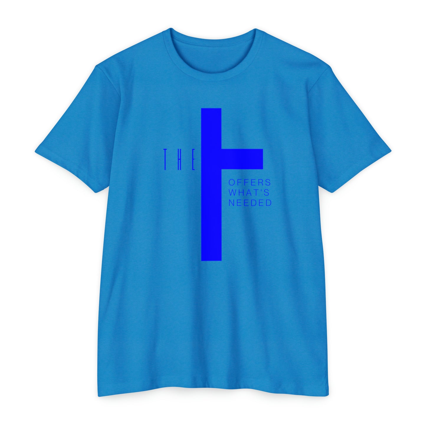 T-Town Blue Cross & Letters Blended