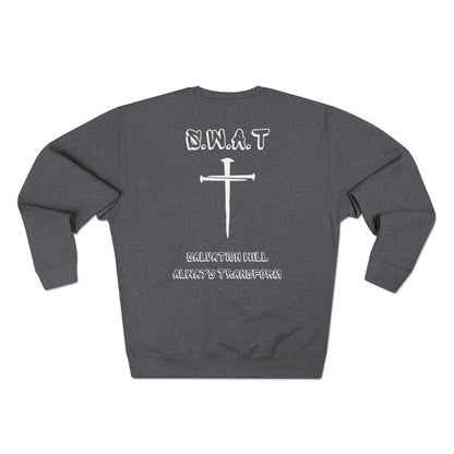 Swat Christian White Words Crewneck