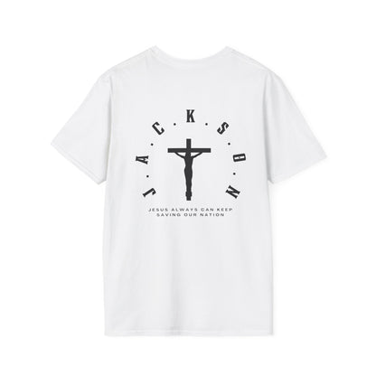 Jackson Believing Christian Black Letters & Cross