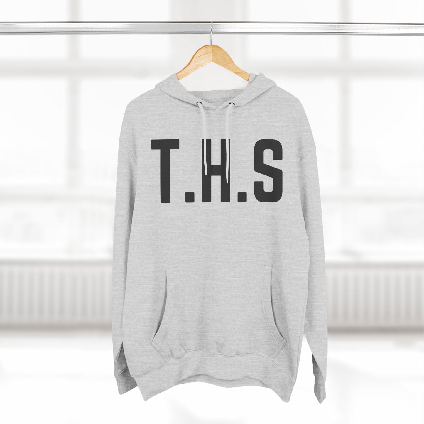 Adult T.H.S Trusting His Spirit Specialty Hoodie Black Letters