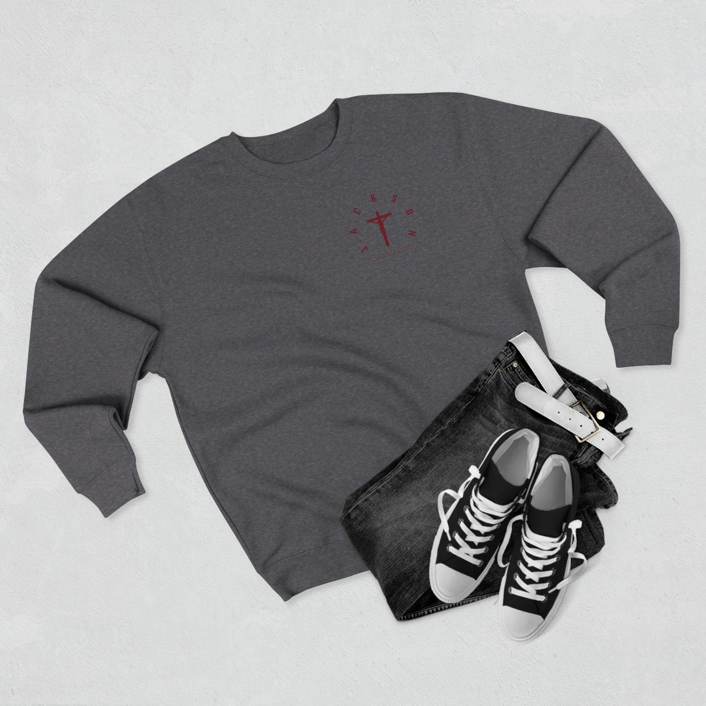 Jackson Marron Cross & Letters Crewneck