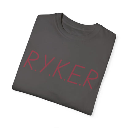 RYKER Christian Marron Letters