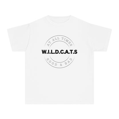 Youth Wildcats Christian Black Letters & Picture