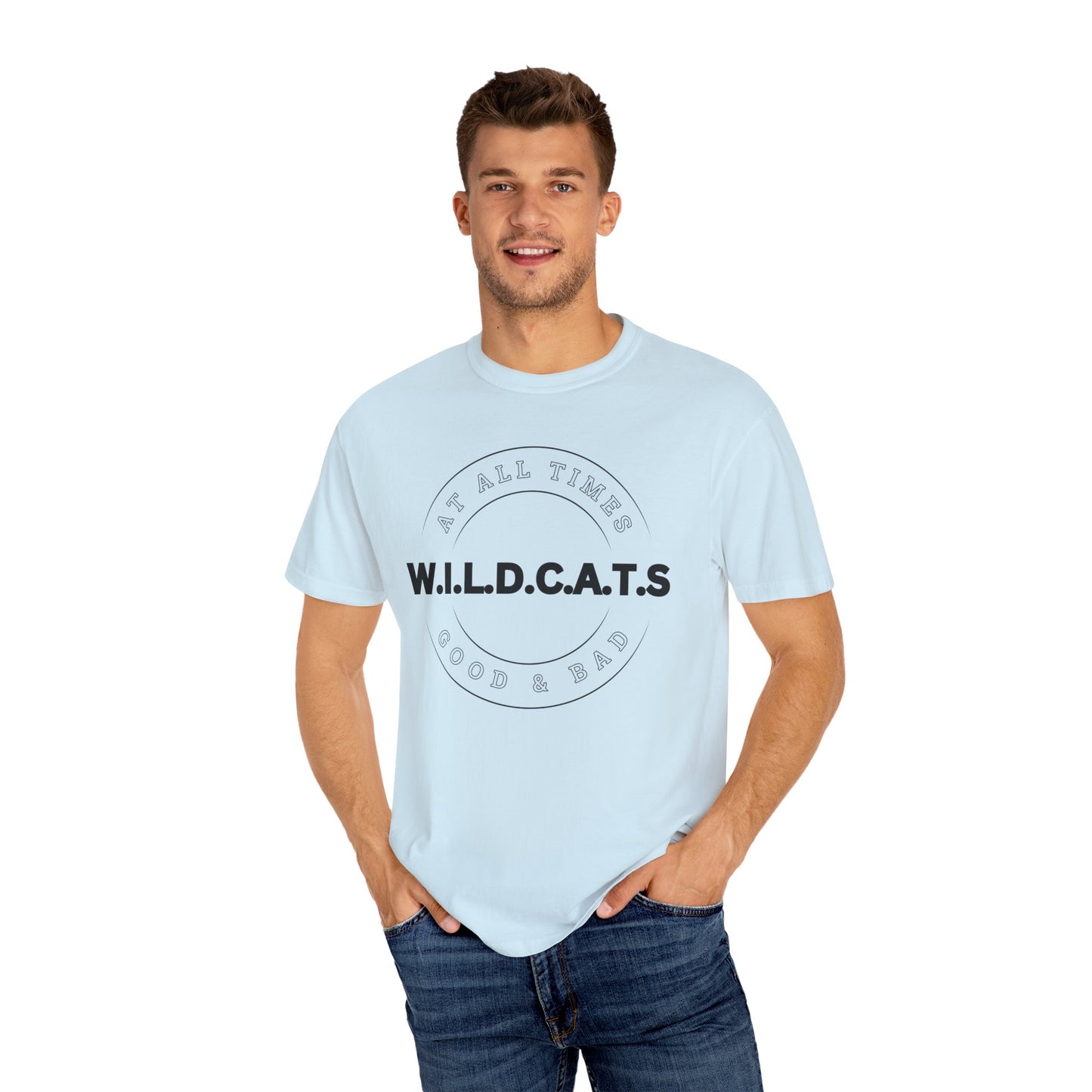 Wildcats Christian Black Letters & Picture