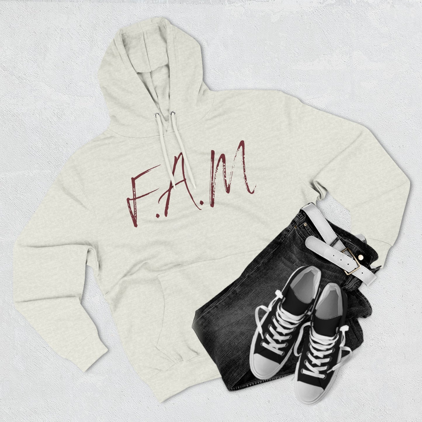 Fam Hoodie Marron Words