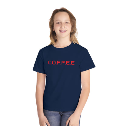 Youth Adult Coffee Christian Red Words Only