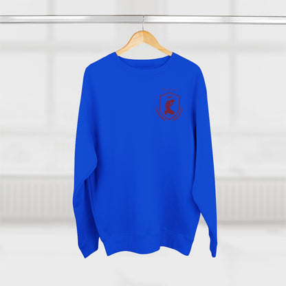 Heights Christian Marron Letters & Image Crewneck