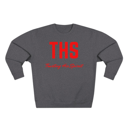 Adult THS Christian Red Letters Crewneck