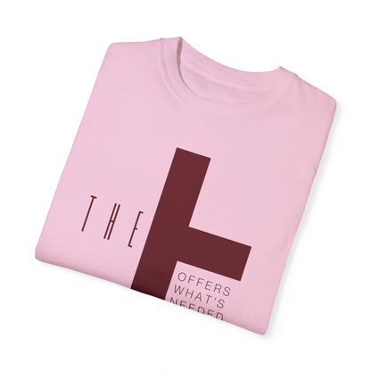 Adult T-Town Christian Marron Letters & Cross