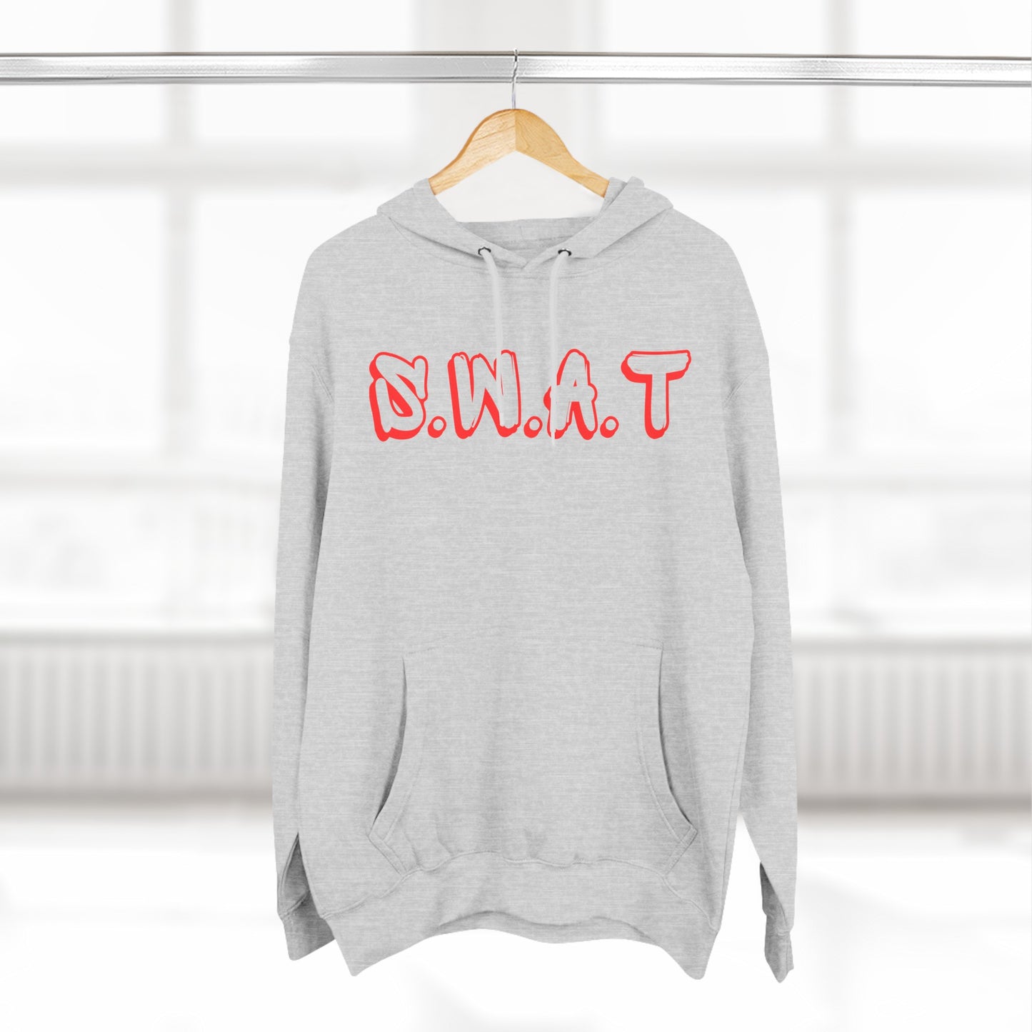 Swat Christian Red Words Hoodie