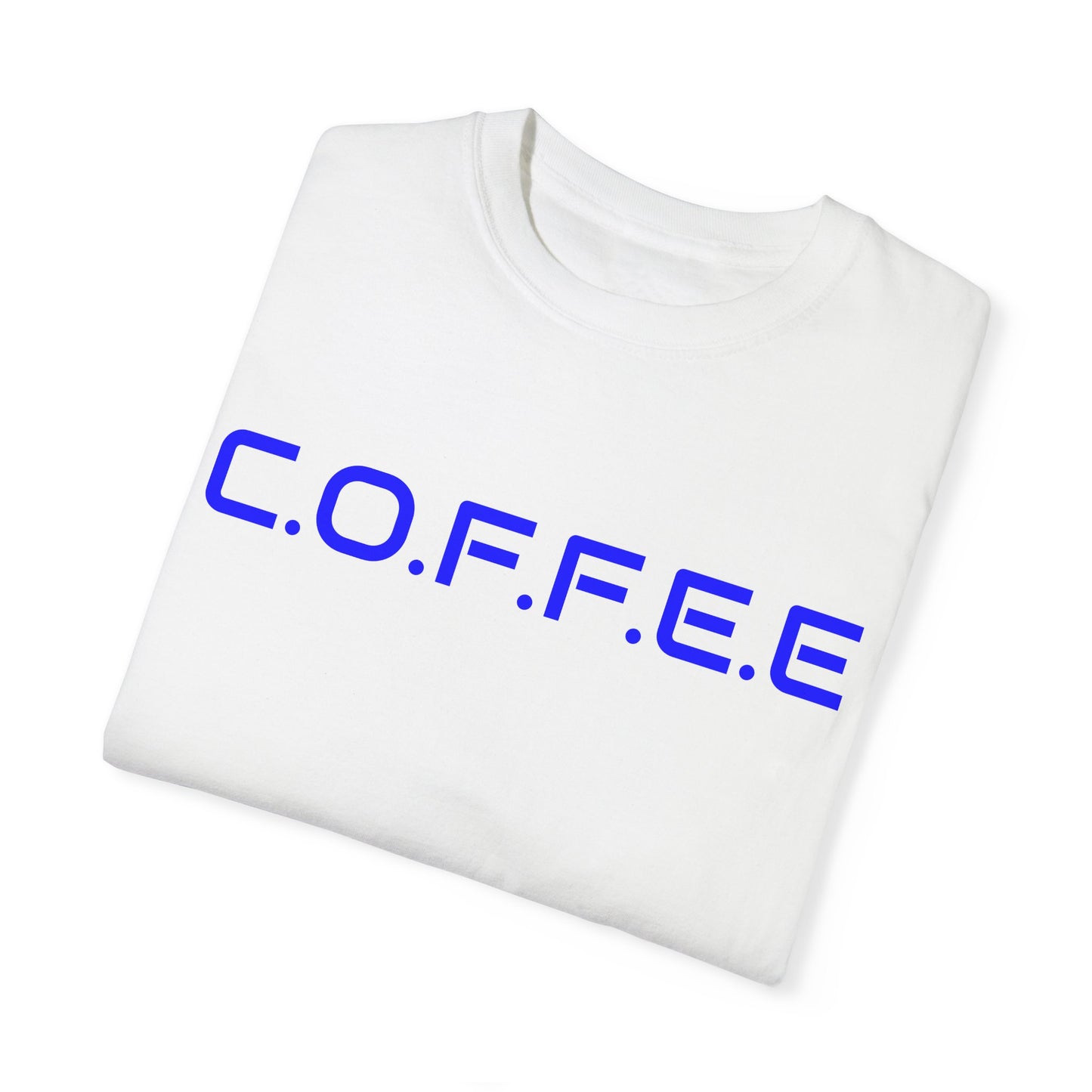 Adult Coffee Christian Blue Words Only