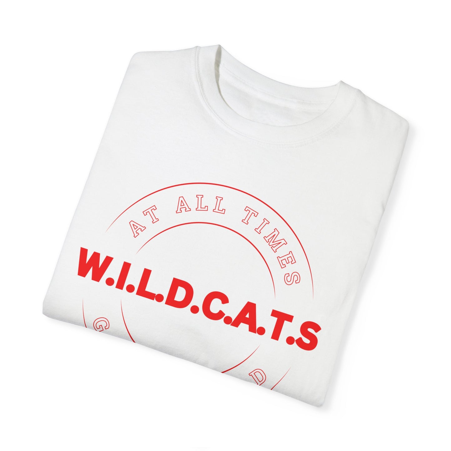 Wildcats Christian Red Letters & Picture