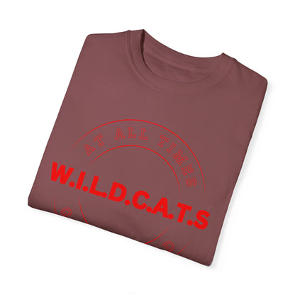 Wildcats Christian Red Letters & Picture