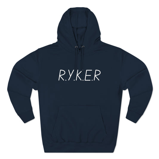 RYKER Christian White Letters Hoodie