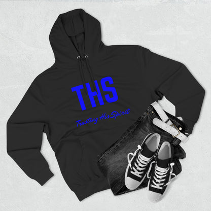 Adult THS Christian Blue Letters Hoodie