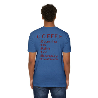 Adult Coffee Christian Marron Words Only Blended