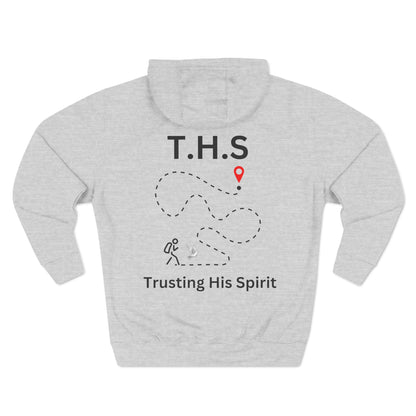 Adult T.H.S Trusting His Spirit Specialty Hoodie Black Letters