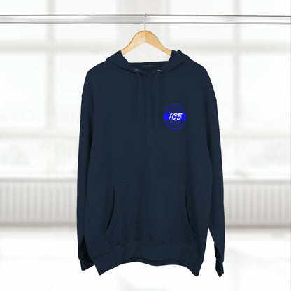 Adult 105 Christian Blue and White Letters Hoodie