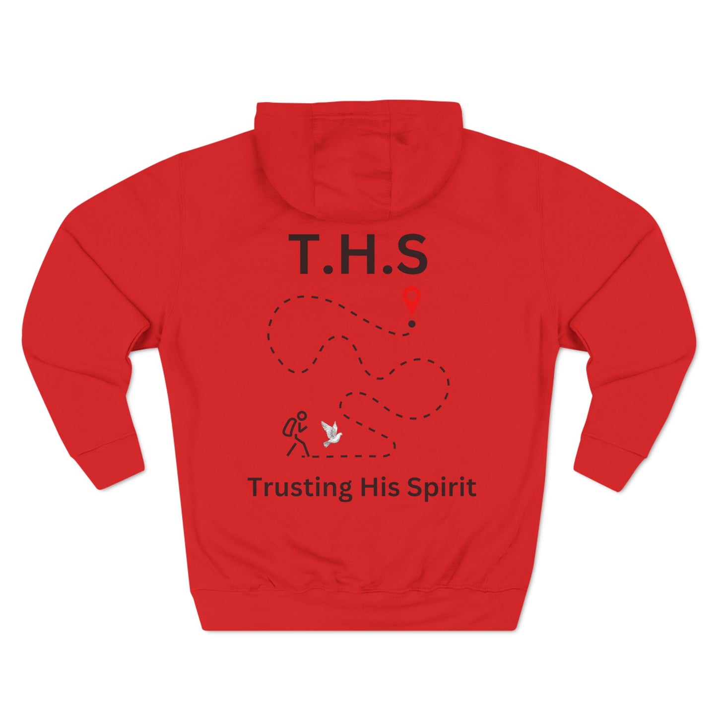 Adult T.H.S Trusting His Spirit Specialty Hoodie Black Letters