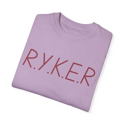 RYKER Christian Marron Letters