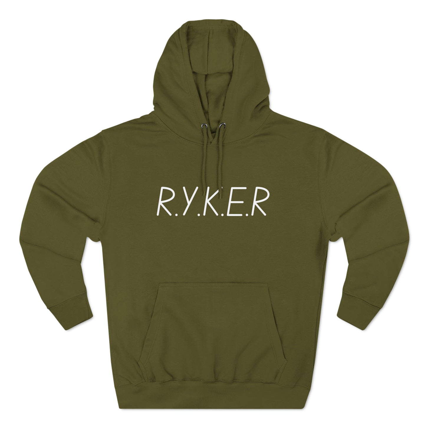 RYKER Christian White Letters Hoodie