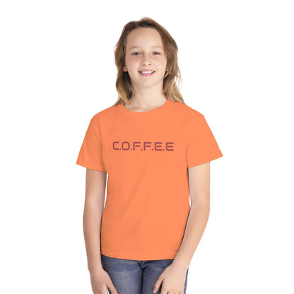 Youth Adult Coffee Christian Marron Words Only