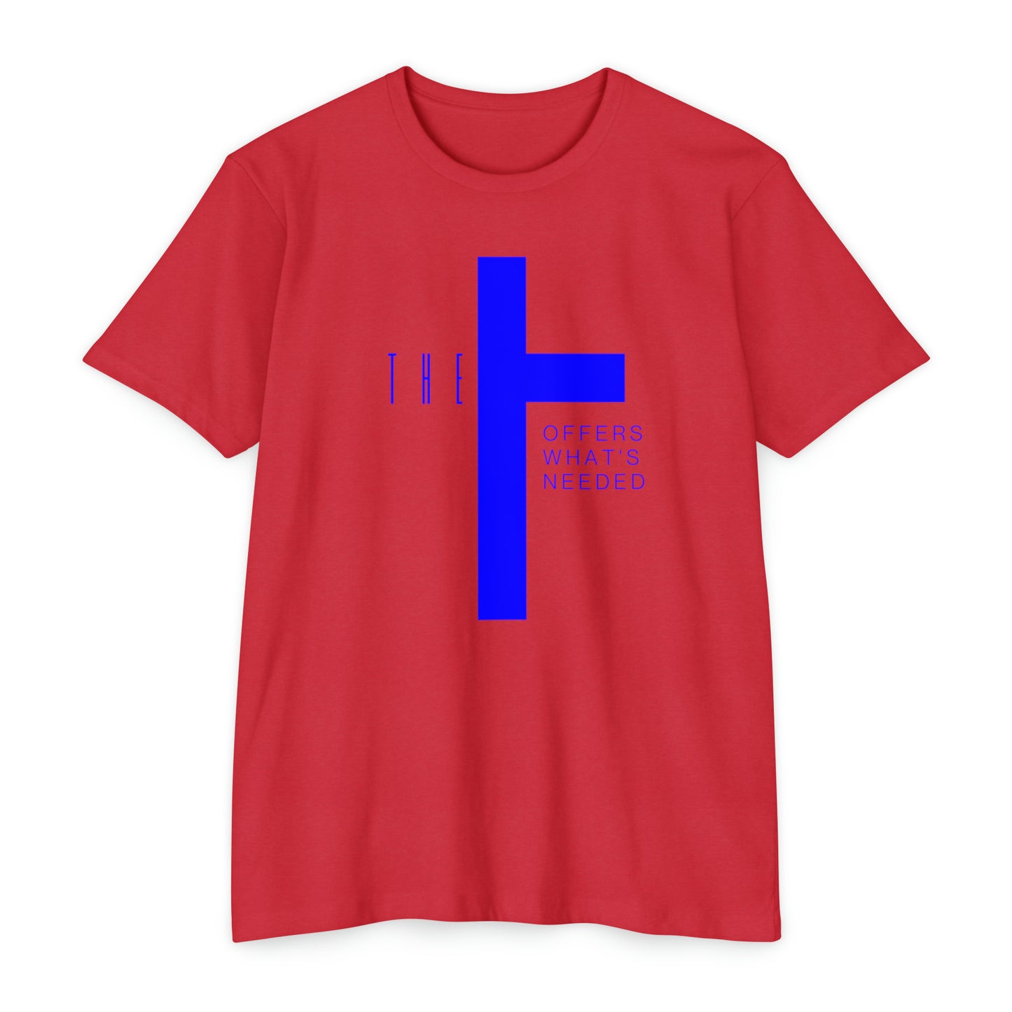 T-Town Blue Cross & Letters Blended