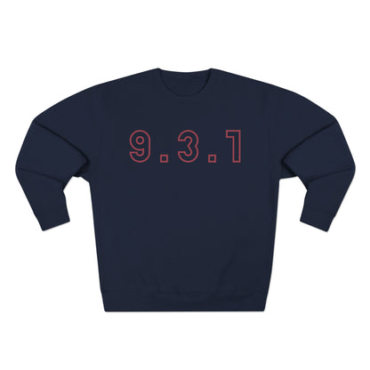 931 Crewneck Marron Words