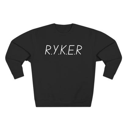 RYKER Christian White Letters Crewneck